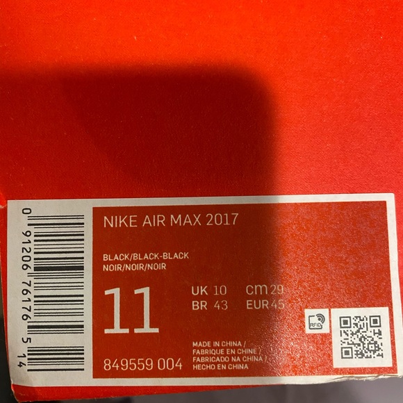 Nike Air Max 2017 retail $225 size11 - Picture 7 of 7